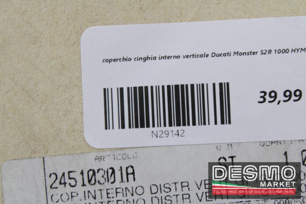 coperchio cinghia interno verticale Ducati Monster S2R 1000 HYM 1100 - immagine 4
