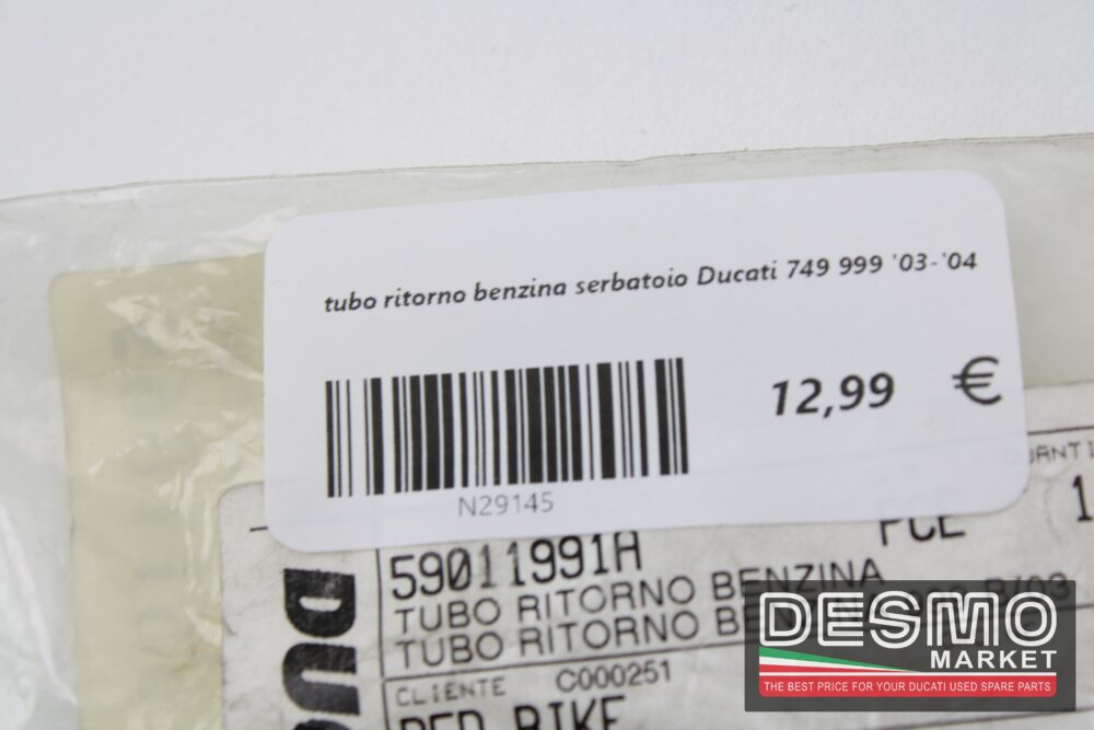 tubo ritorno benzina serbatoio Ducati 749 999 '03-'04 - immagine 4