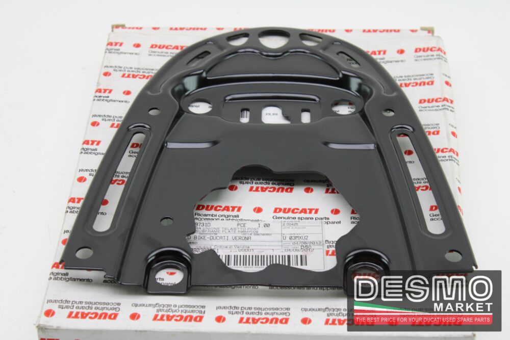 Piastra unione telaietto posteriore Ducati Monster 696 796 1100 - immagine 2