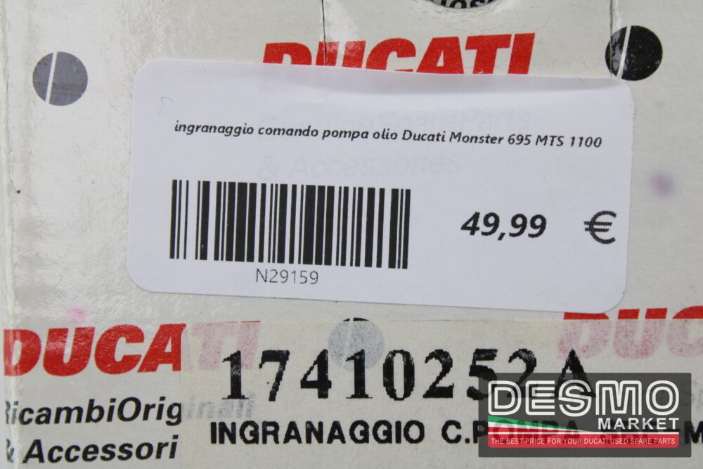ingranaggio comando pompa olio Ducati Monster 695 MTS 1100 - immagine 4