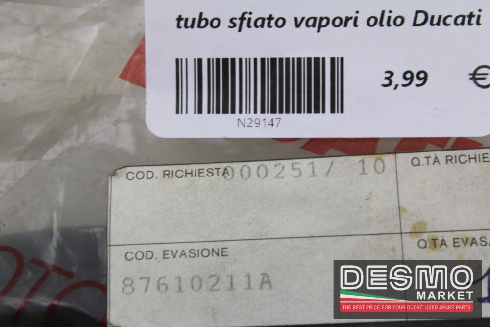 tubo sfiato vapori olio Ducati - immagine 3
