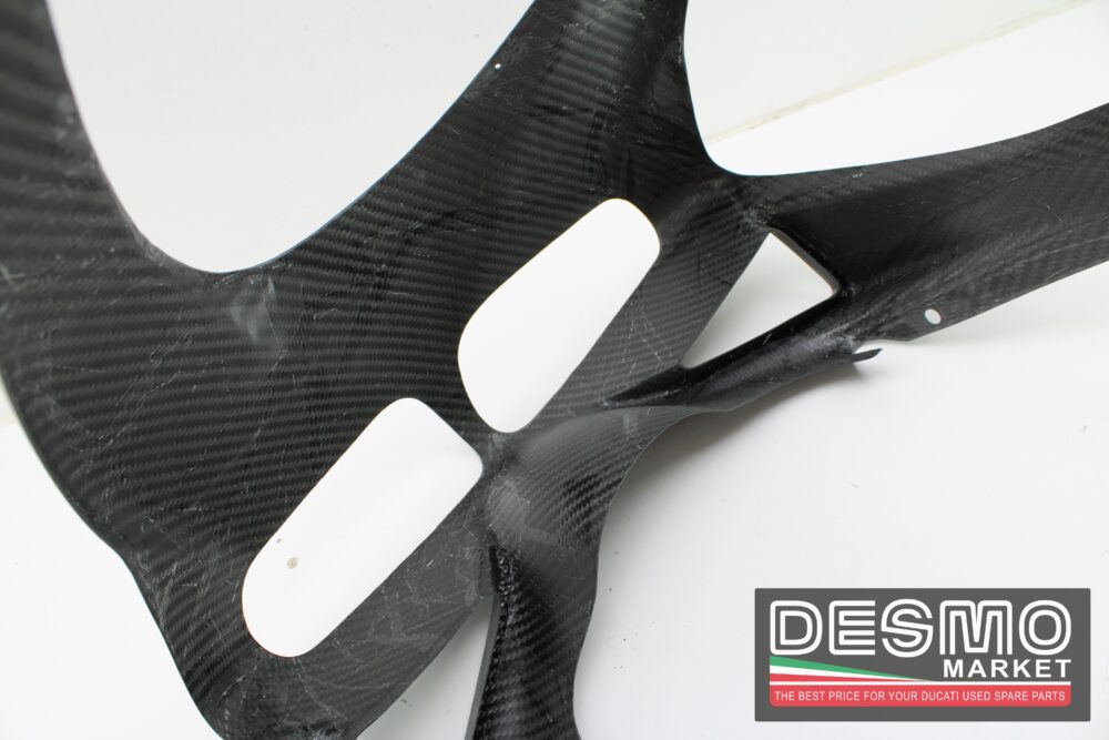 Cupolino carena faro anteriore carbonio Ducati 748 916 996 998 - immagine 6