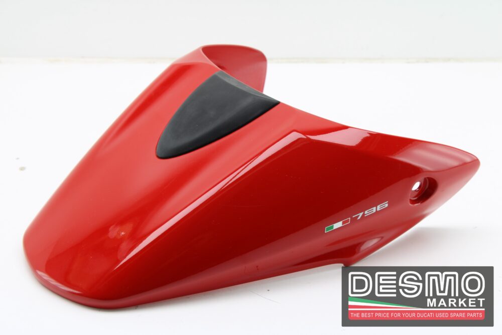 Cover sella monoposto rosso Ducati Monster 696 796 1100 - immagine 3