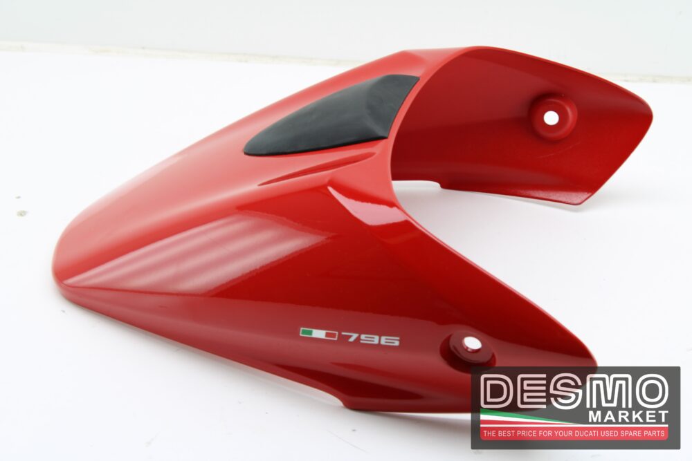 Cover sella monoposto rosso Ducati Monster 696 796 1100 - immagine 4
