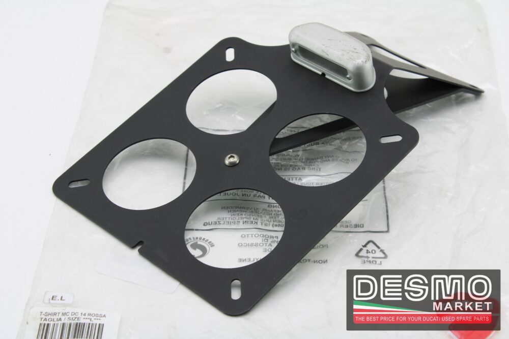 Porta targa Ducati Performance monster MY 2000 - 2001 TRE fori - immagine 3