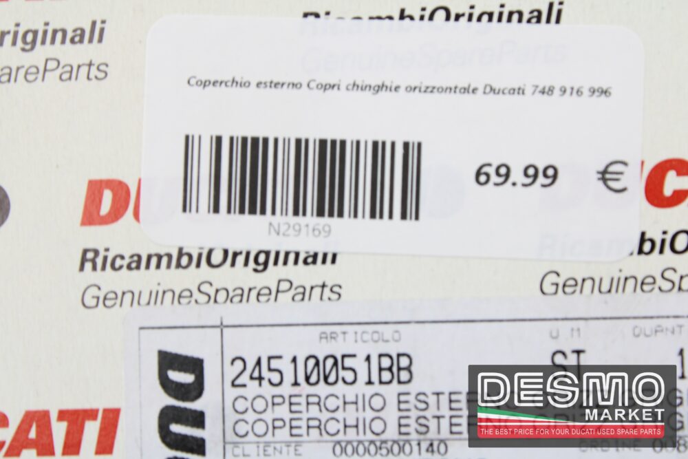 Coperchio esterno Copri chinghie orizzontale Ducati 748 916 996 - immagine 11
