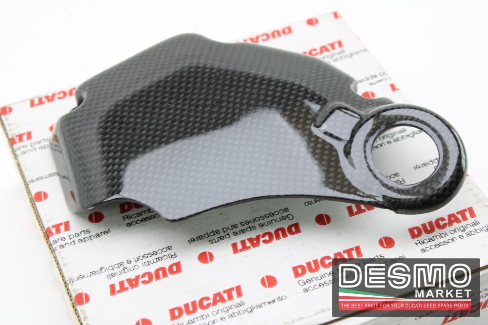 Cover inferiore carbonio carter frizione a bagno d'olio Hypermotard 796 - immagine 5