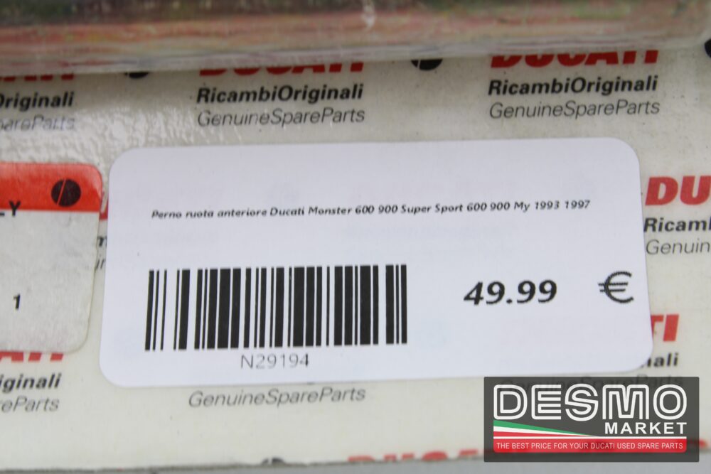 Perno ruota anteriore Ducati Monster 600 900 SuperSport 600 900 - immagine 3