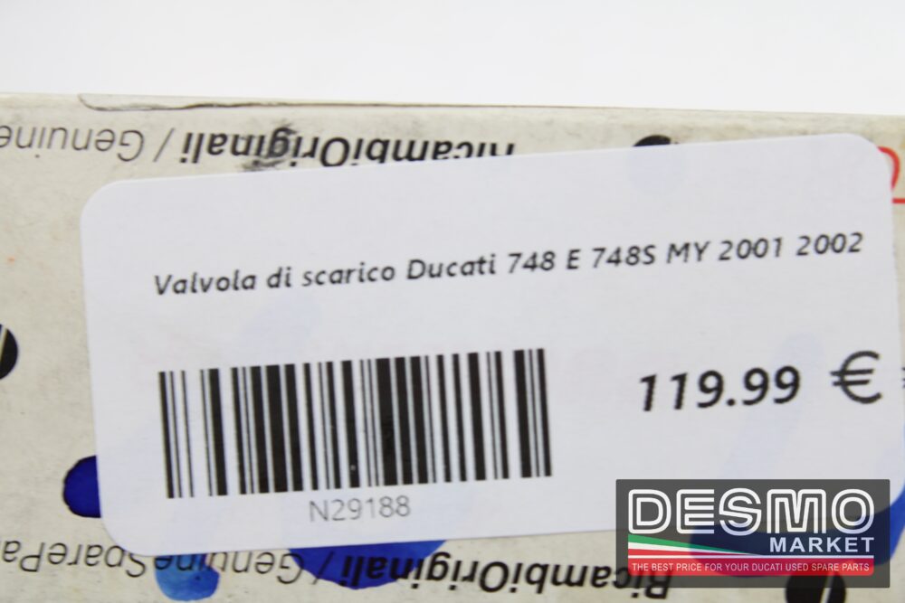 Valvola di scarico Ducati 748 E 748S MY 2001 2002 - immagine 4