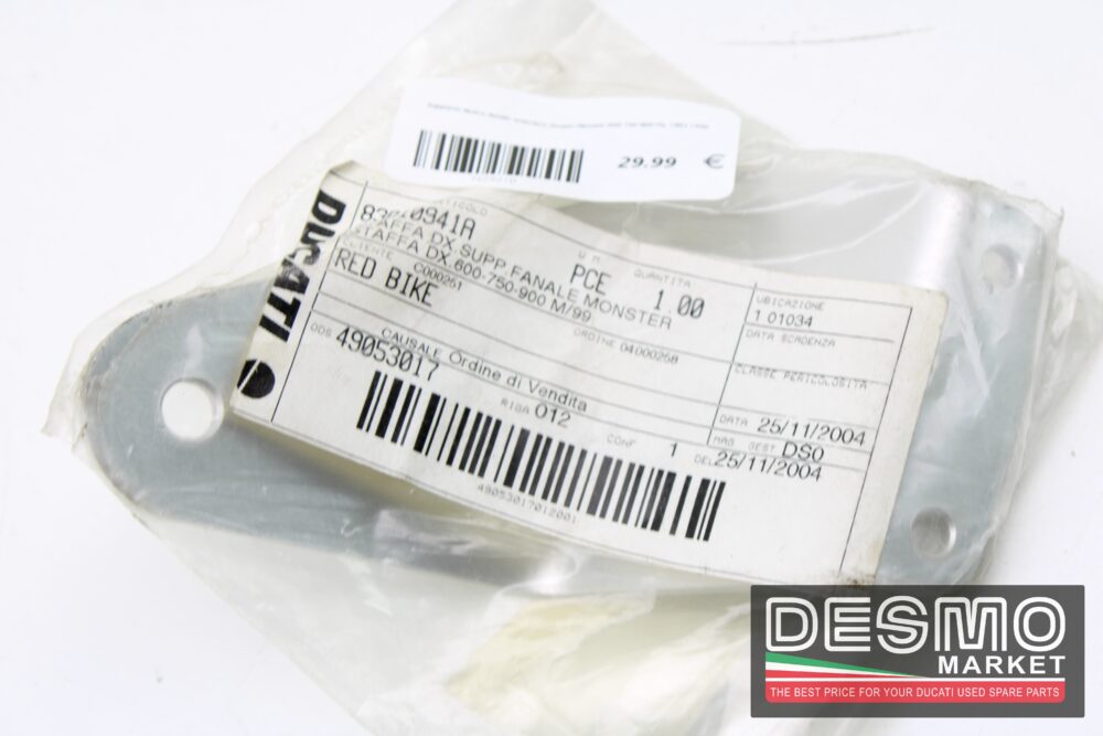 Supporto destro fanale anteriore Ducati Monster 600 750 900 1993 1999 - immagine 2