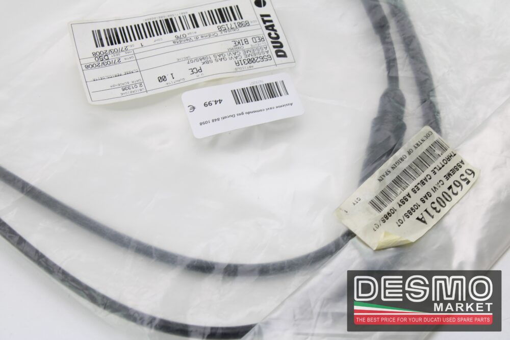 Assieme cavi comando gas Ducati 848 1098 - immagine 4