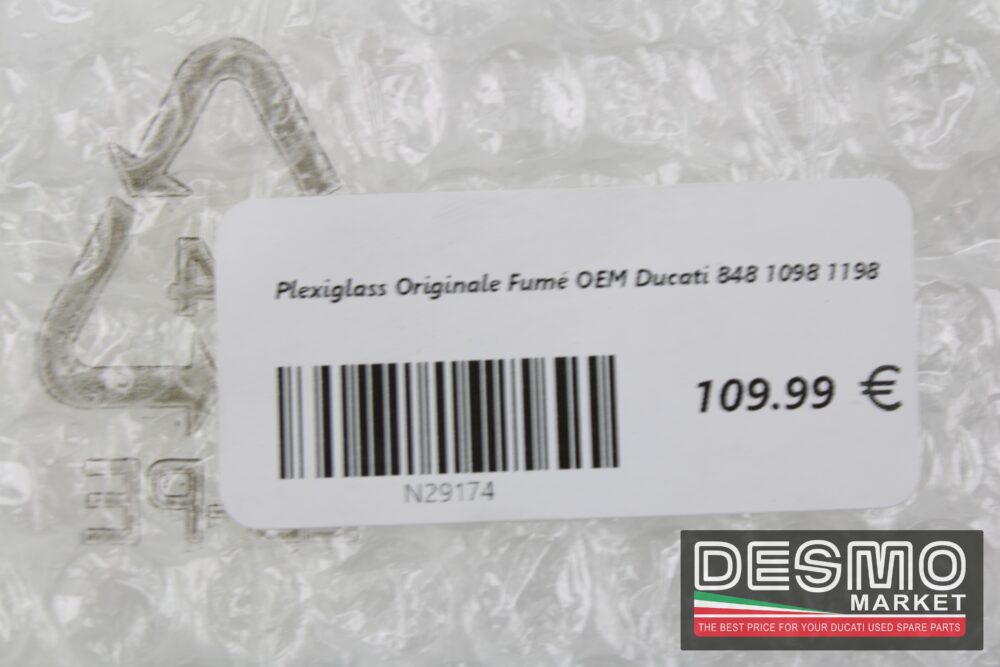 Plexiglass Originale Fumé OEM Ducati 848 1098 1198 - immagine 4
