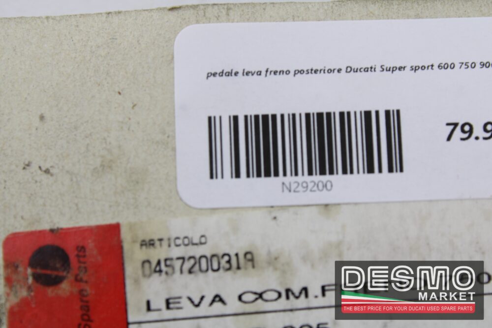 pedale leva freno posteriore Ducati Super sport 600 750 900 SBK 851 - immagine 3