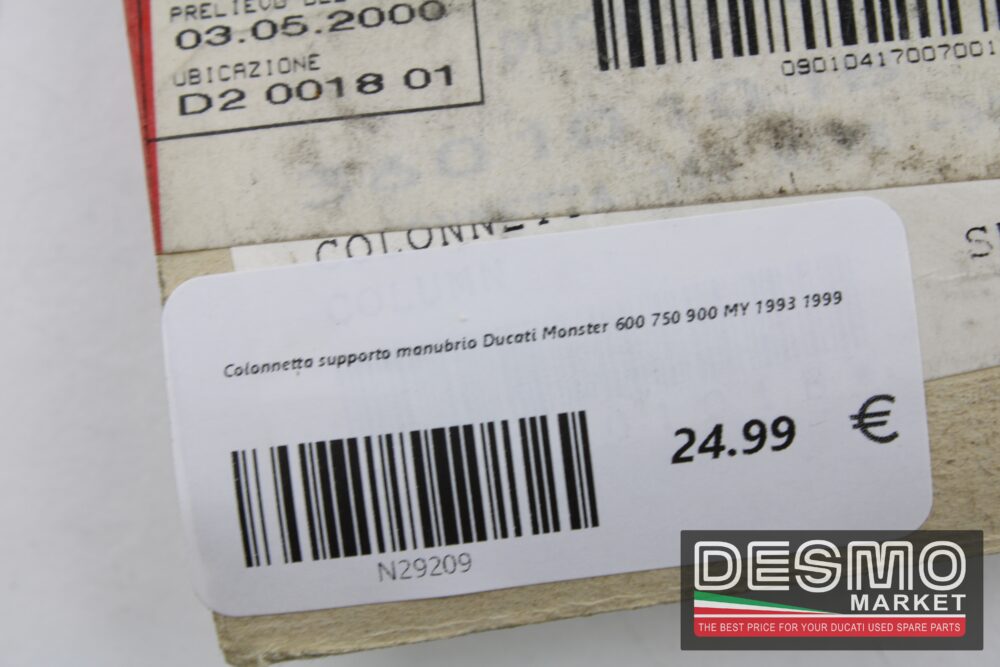 Colonnetta supporto manubrio Ducati Monster 600 750 900 MY 1993 1999 - immagine 3