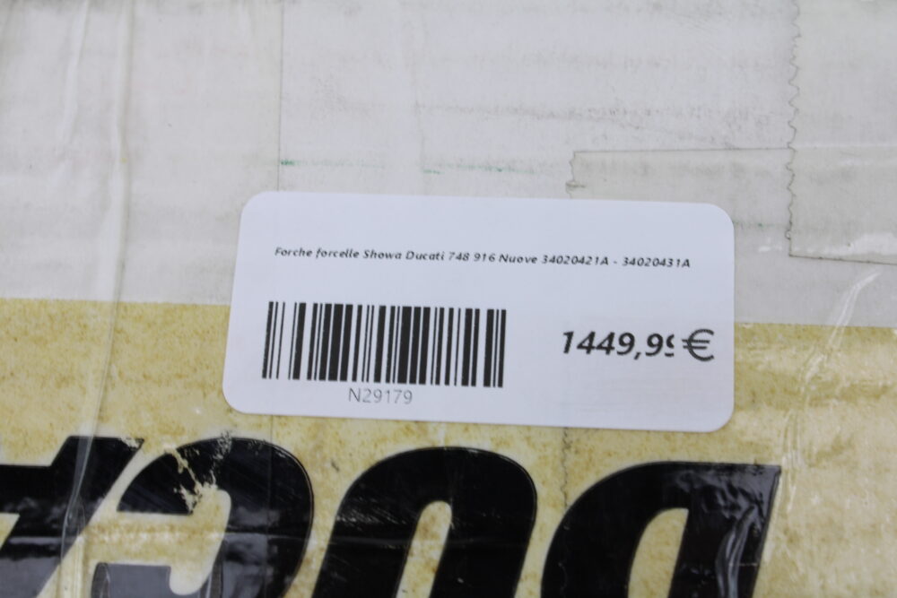 Forche forcelle Showa Ducati 748 916 Nuove 34020421A - 34020431A - immagine 7