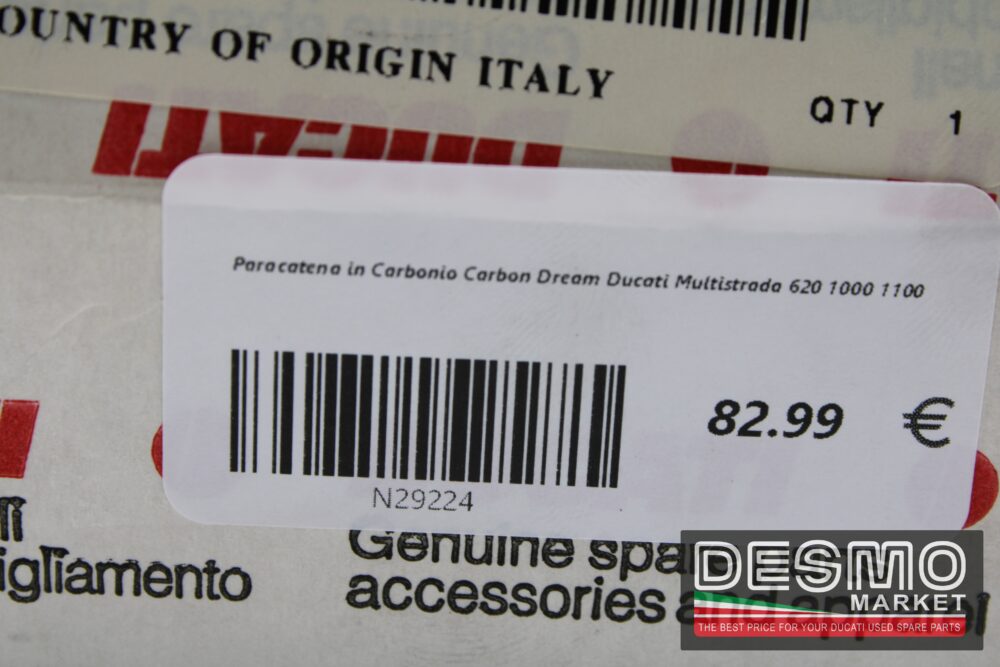 Paracatena in Carbonio Carbon Dream Ducati Multistrada 620 1000 1100 - immagine 5
