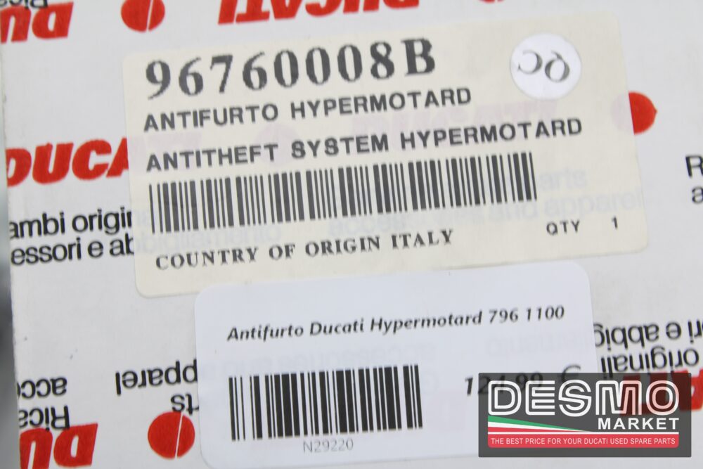 Antifurto Ducati Hypermotard 796 1100 - immagine 9