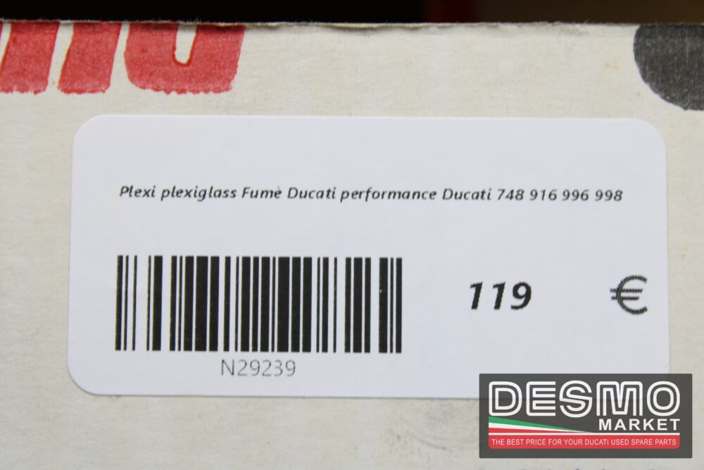 Plexi plexiglass Fumè Ducati performance Ducati 748 916 996 998 - immagine 5