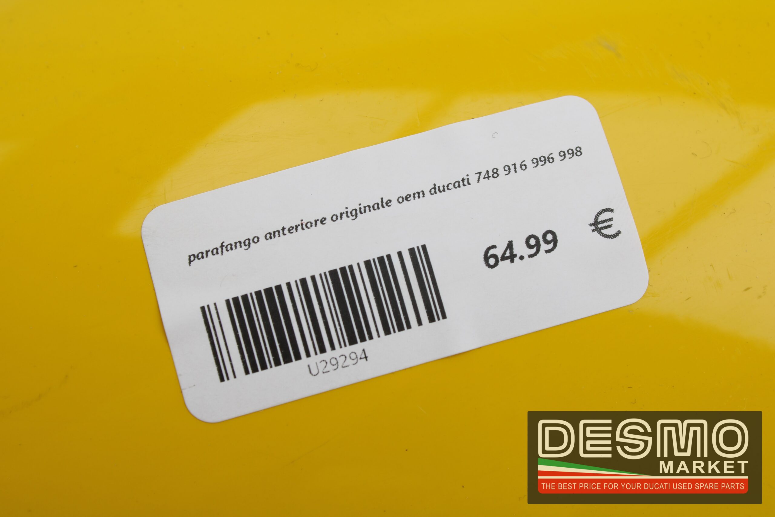 Original front fender oem ducati 748 916 996 998 - Image 9