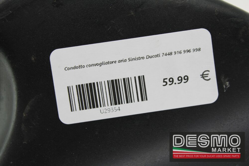 Condotto convogliatore aria Sinistro Ducati 7448 916 996 998 - immagine 9