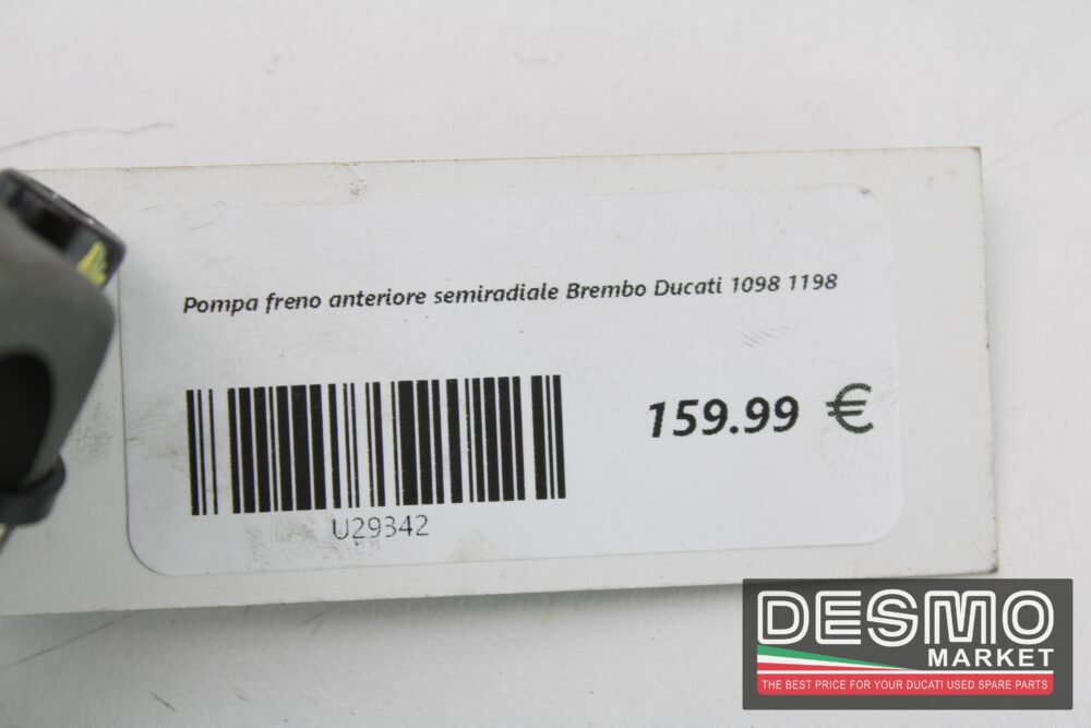 Pompa freno anteriore semiradiale Brembo Ducati 1098 1198 - immagine 6