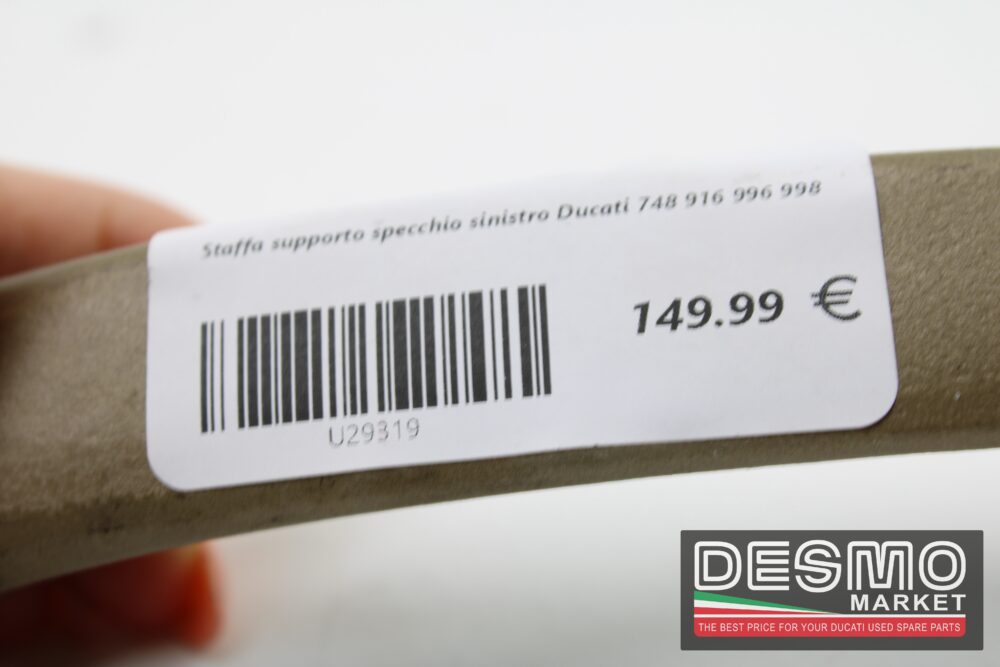 Staffa supporto specchio sinistro Ducati 748 916 996 998 - immagine 5