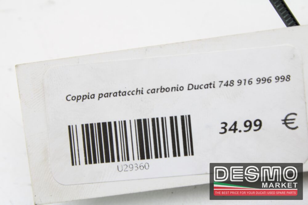 Coppia paratacchi carbonio Ducati 748 916 996 998 - immagine 5