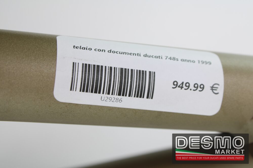 Telaio con documenti ducati 748s anno 1999 - immagine 11
