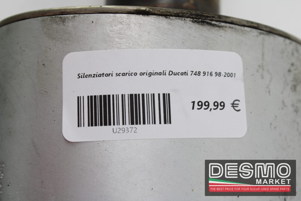 Silenziatori scarico originali Ducati 748 916 98-2001 - immagine 7