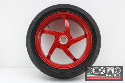 Cerchio ruota posteriore marchesini 5 razze rosso ducati 748 916 996 998
