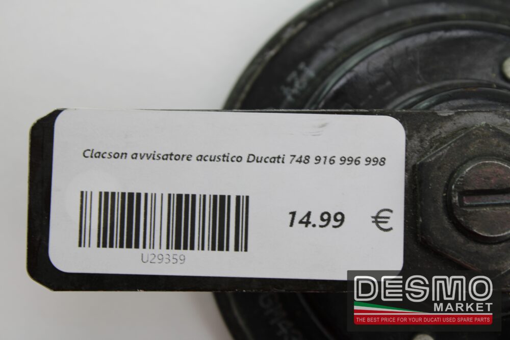 Clacson avvisatore acustico Ducati 748 916 996 998 - immagine 4