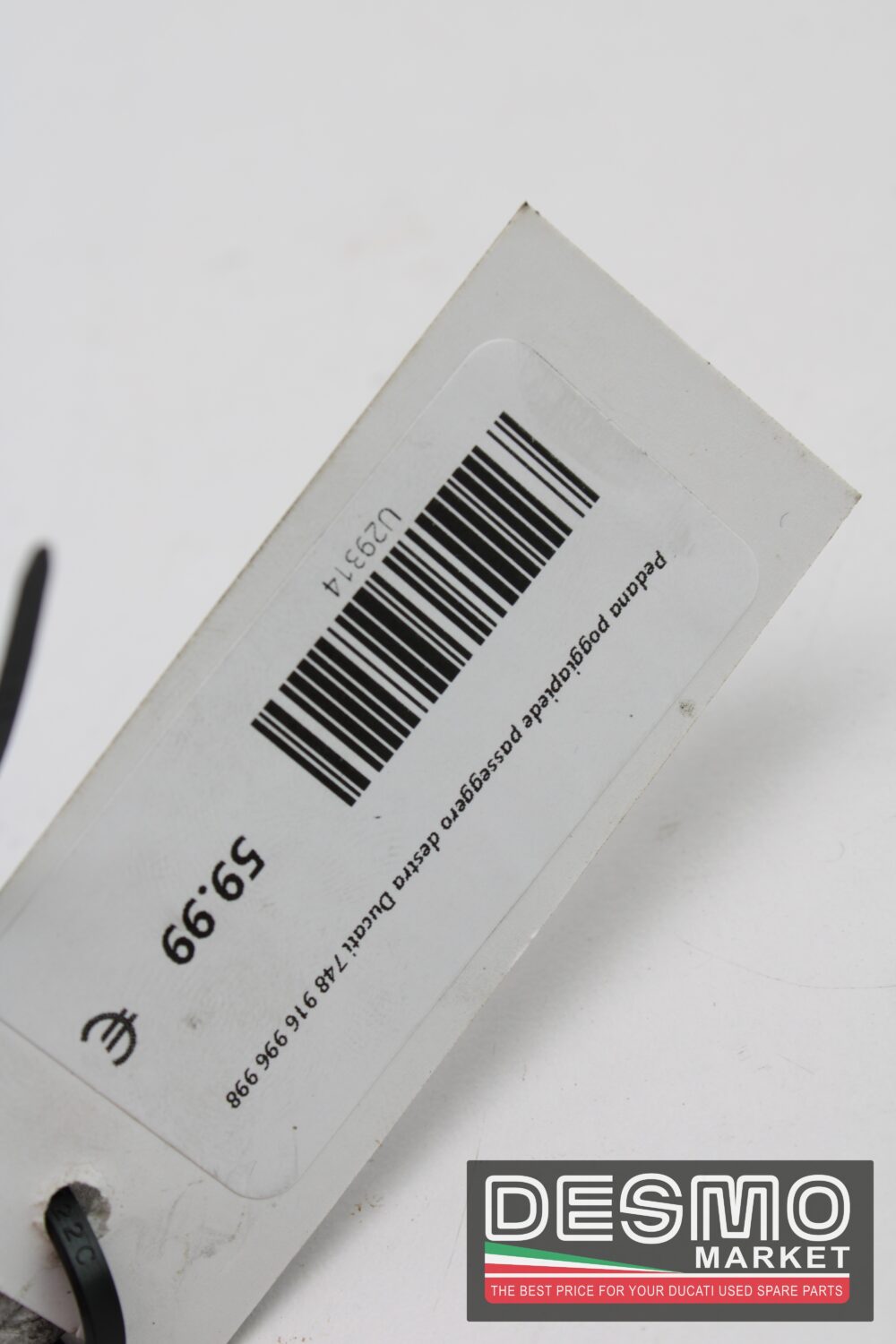 Pedana poggiapiede passeggero destra Ducati 748 916 996 998 - immagine 5