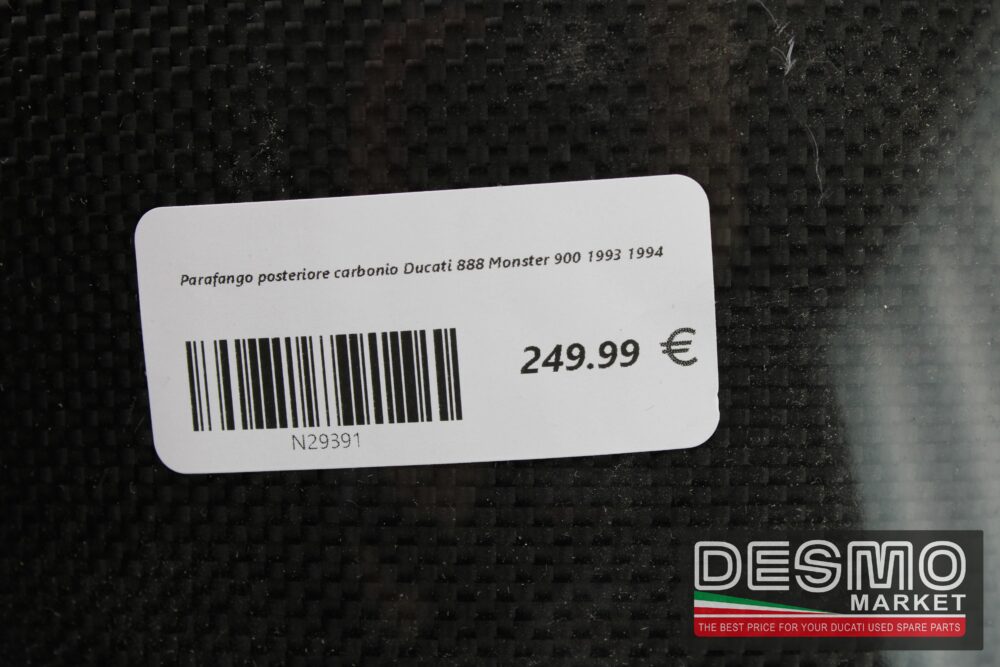 Parafango posteriore carbonio Ducati 888 Monster 900 1993 1994 - immagine 6