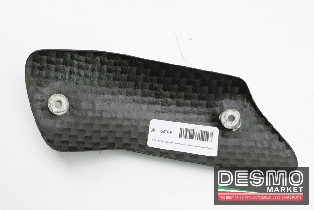 Paracalore scarico carbonio originale ATR Ducati 749 999 - immagine 2