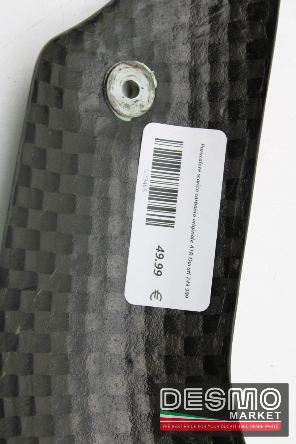 Paracalore scarico carbonio originale ATR Ducati 749 999 - immagine 5