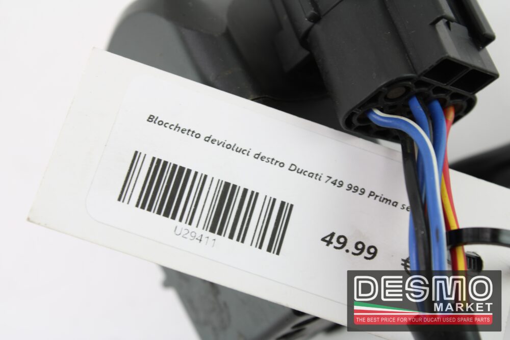 Blocchetto devioluci destro Ducati 749 999 Prima serie - immagine 6