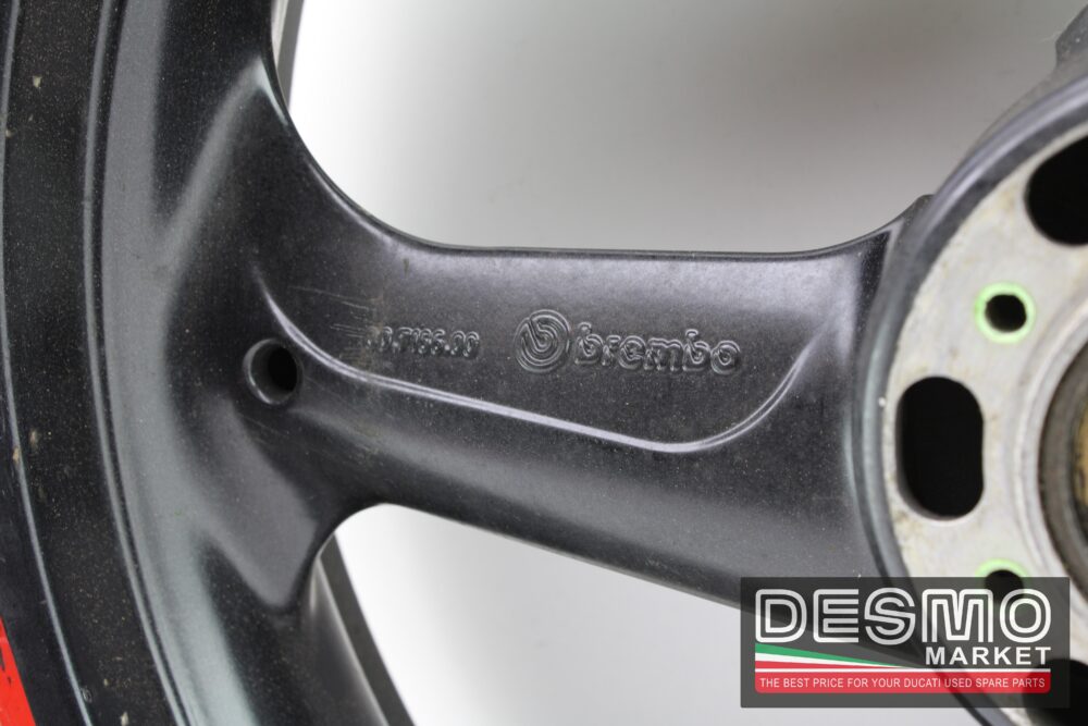 Cerchio anteriore 3 razze Ducati 748 916 996 Monster 900 - immagine 6