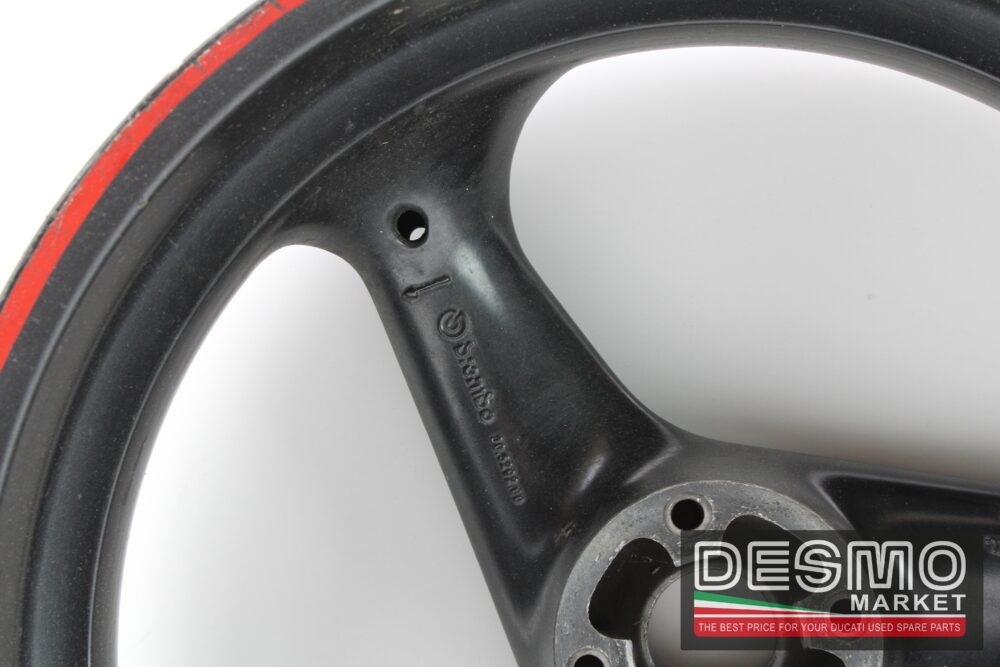 Cerchio posteriore 3 razze Ducati 748 916 996 - immagine 4