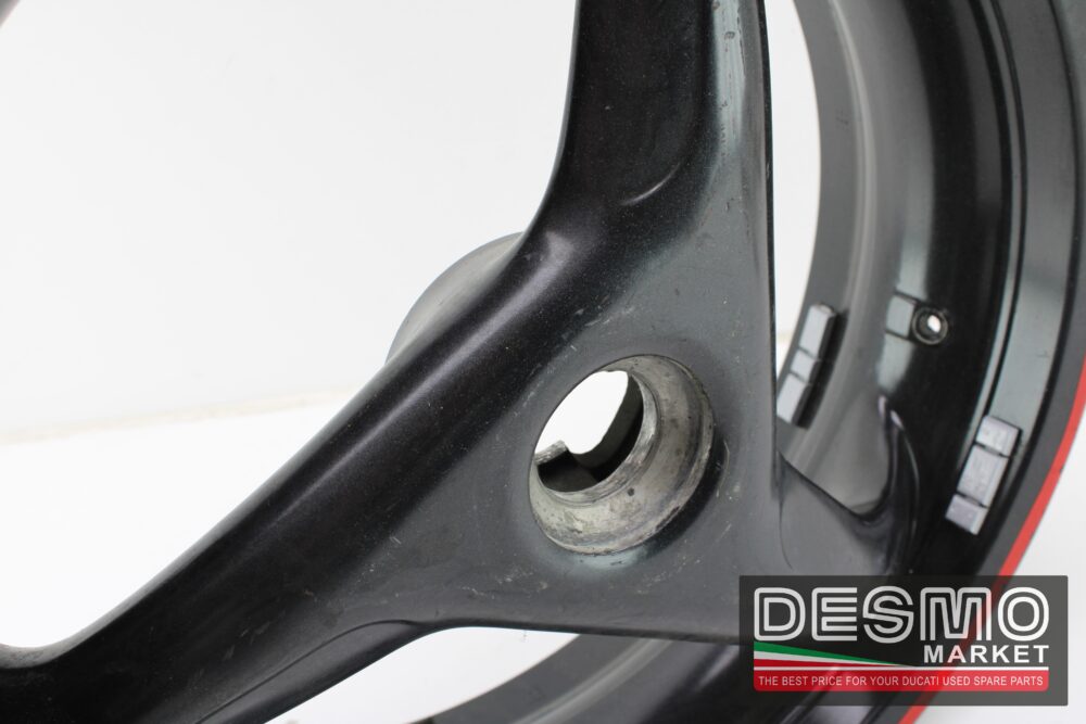 Cerchio posteriore 3 razze Ducati 748 916 996 - immagine 7