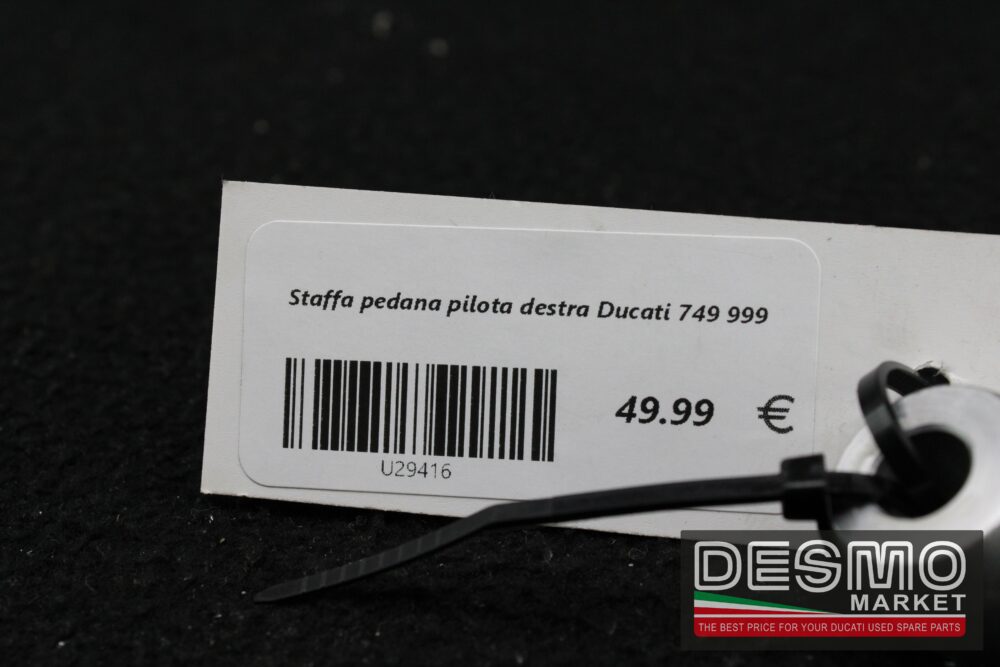 Staffa pedana pilota destra Ducati 749 999 - immagine 4