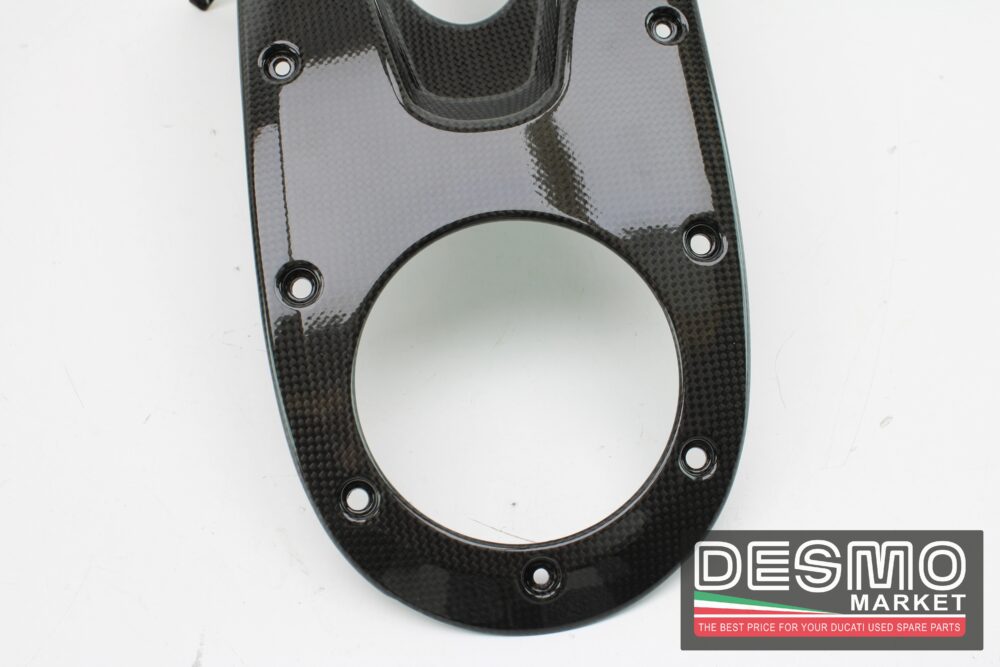 Cover Serbatoio Carbonio Originale Ducati Monster 696 796 1100 - immagine 2