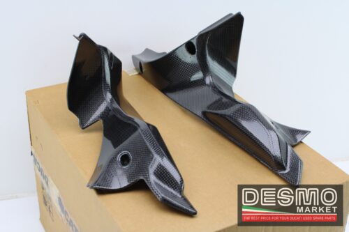 Copri convogliatori aria carbonio originali Ducati 848 1098 1198