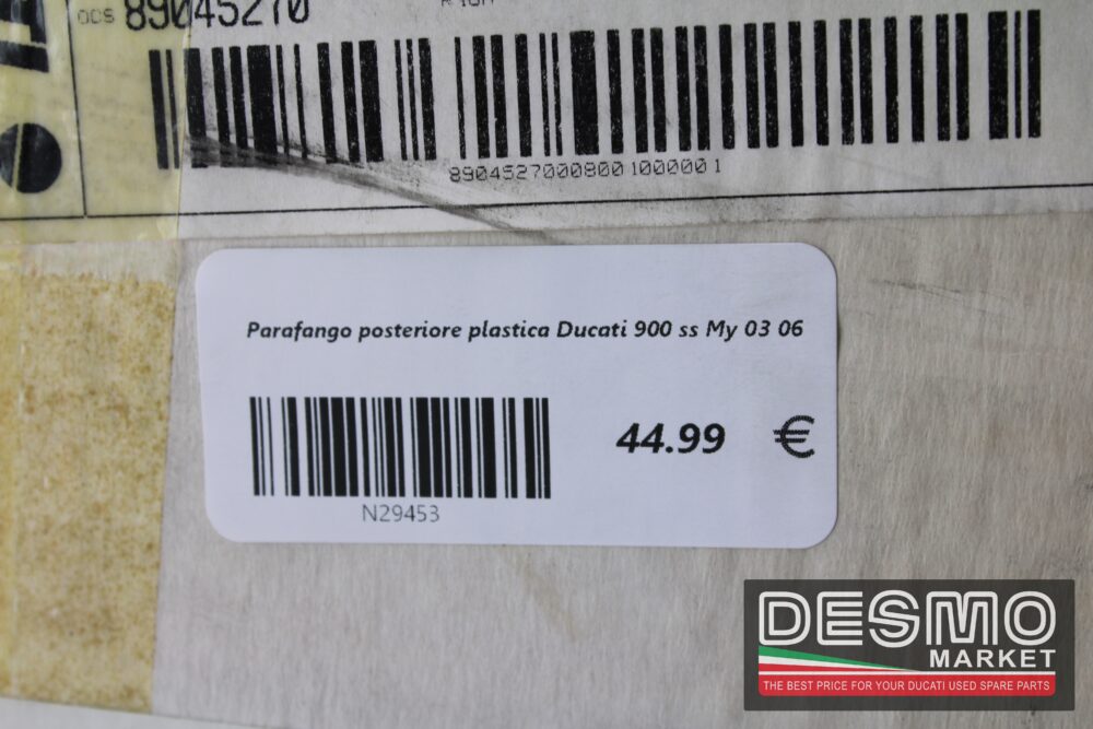 Parafango posteriore plastica Ducati 900 ss My 03 06 - immagine 6