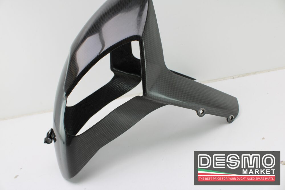 Parafango anteriore carbonio Ducati performance  monster 696 796 1100 - immagine 3