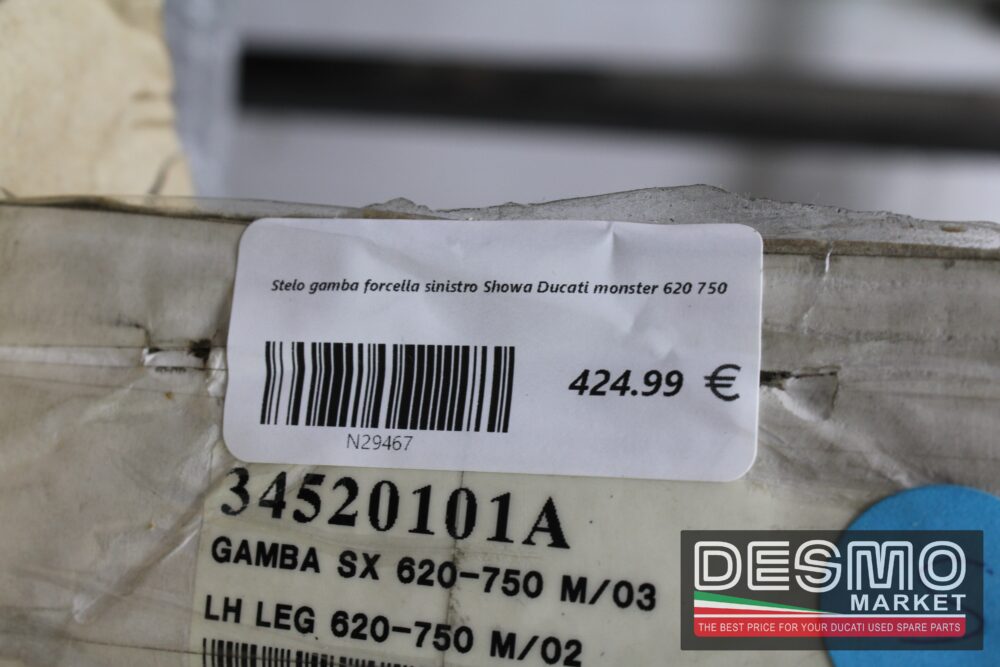 Stelo gamba forcella sinistro Showa Ducati monster 620 750 - immagine 7