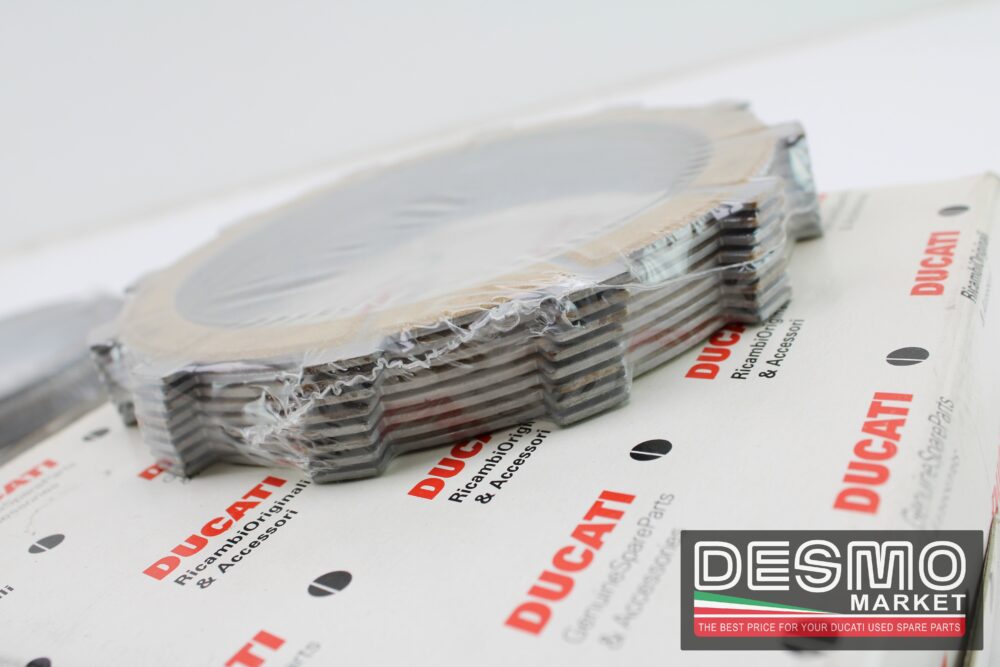 Serie dischi frizione a secco originali Ducati 996R 998 - immagine 3