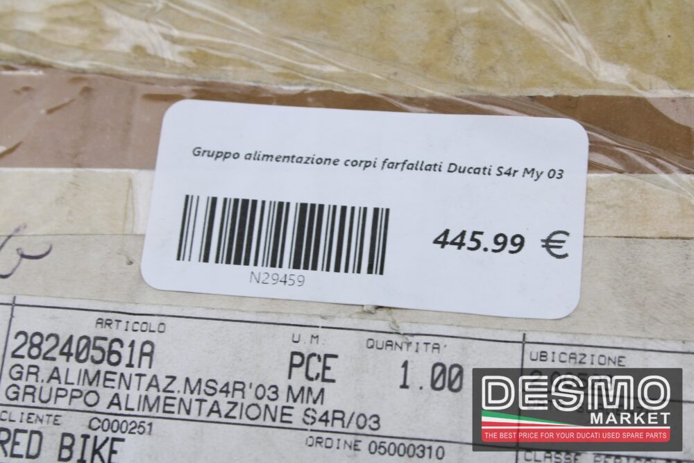 Gruppo alimentazione Ducati s4r My 03 - immagine 9