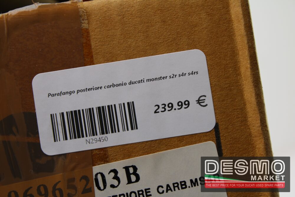 Parafango posteriore carbonio ducati monster s2r s4r s4rs - immagine 7