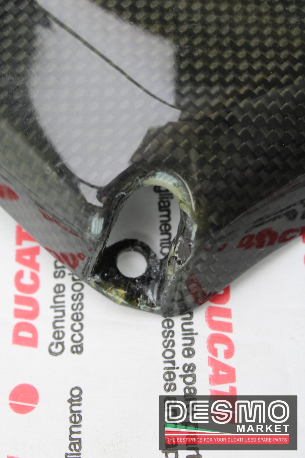 Cover Inferiore Carbonio Ducati Performance Monster 696 796 848 1100 - immagine 5