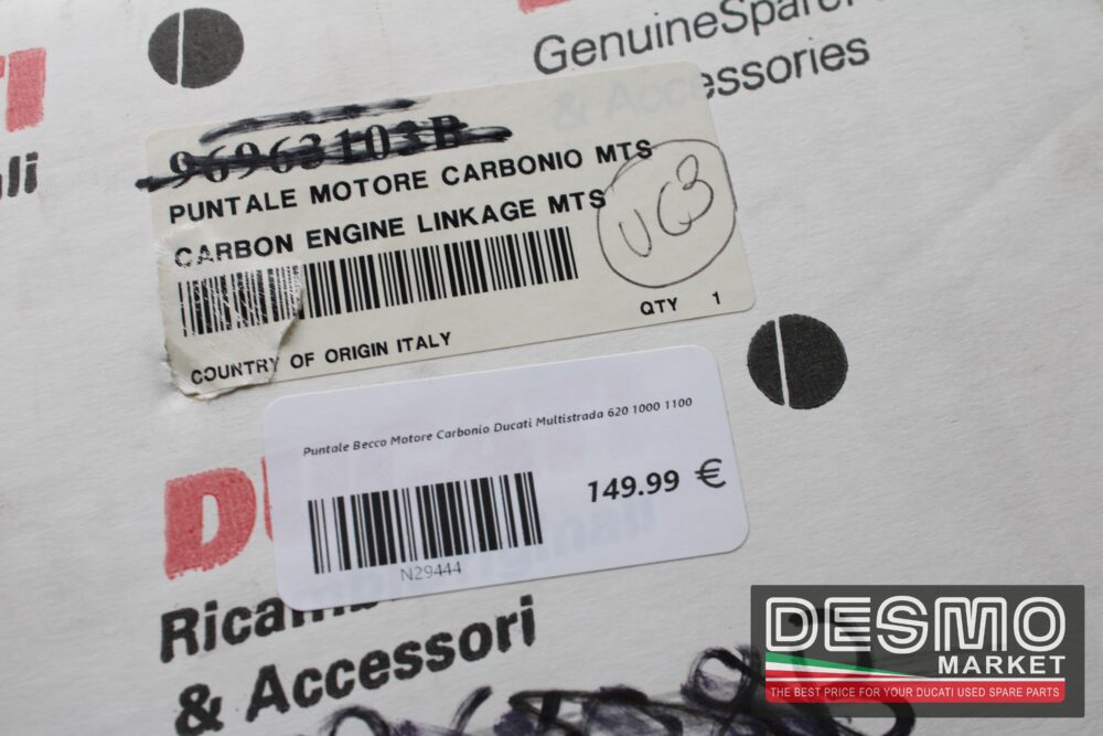 Puntale Becco Motore Carbonio Ducati Multistrada 620 1000 1100 - immagine 8
